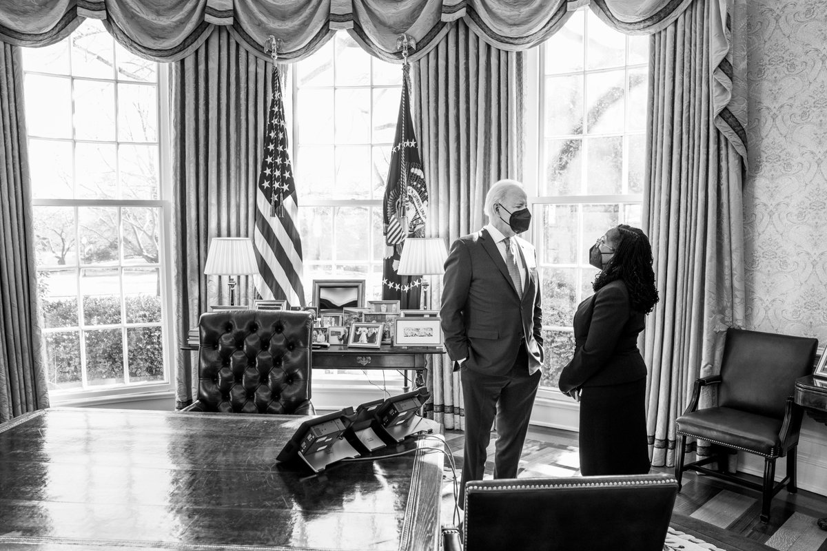 For too long, our government and our courts haven’t looked like America. I believe it’s time that we have a Court that reflects the full talents and the greatness of our nation, with a nominee of extraordinary qualifications — Judge Ketanji Brown Jackson.