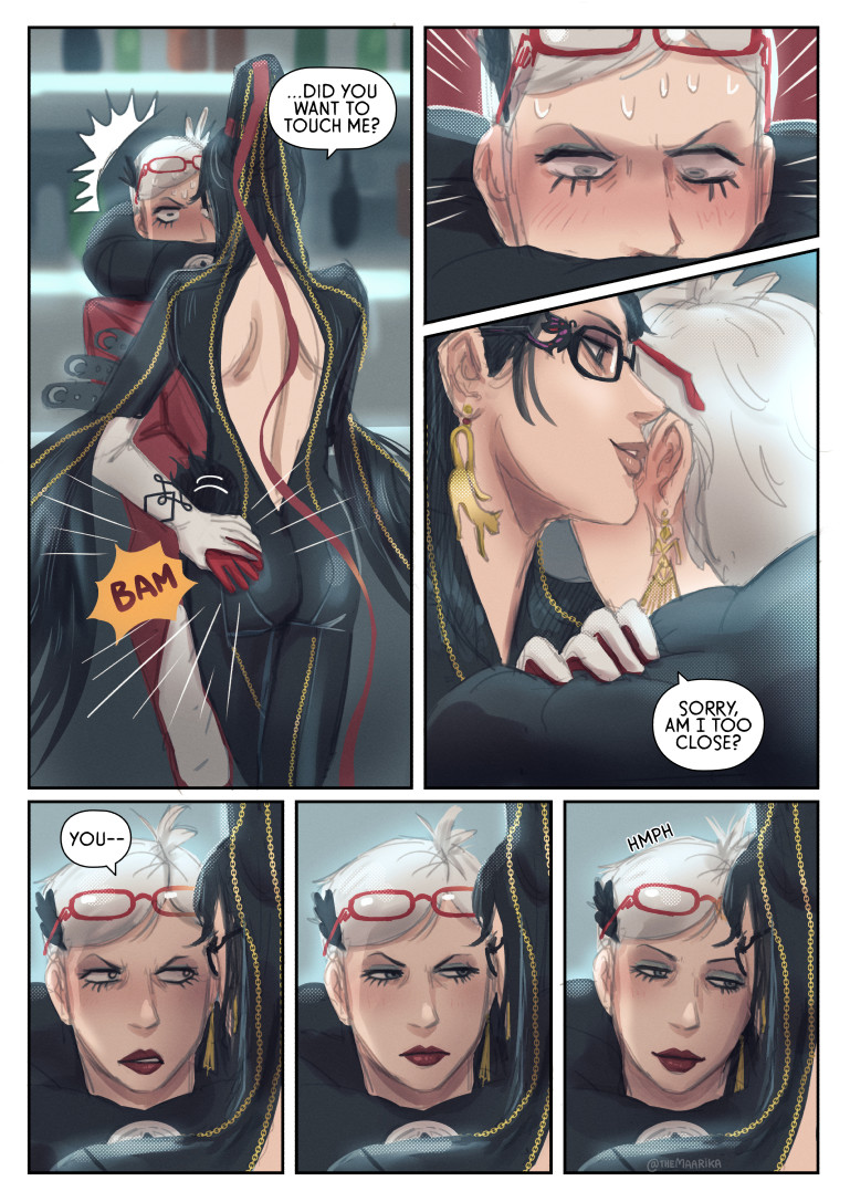 right in front of his salad #bayonetta 