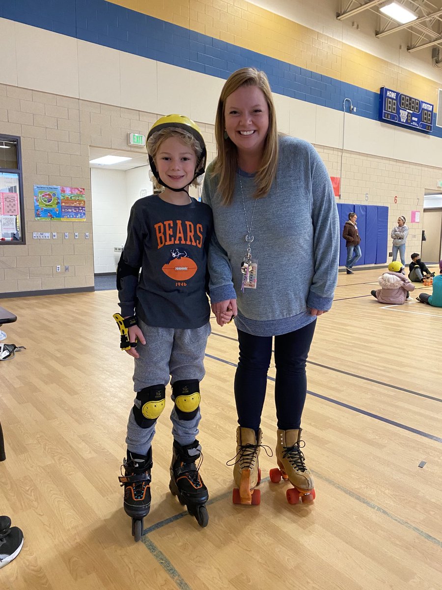 MrsLWhite13's tweet photo. I have truly hit the jackpot with some of the sweetest kids ever. They loved SkateTime and did not let their teachers fall 🥰 ⁦@TWEHowl⁩ https://t.co/dtVSandAkK