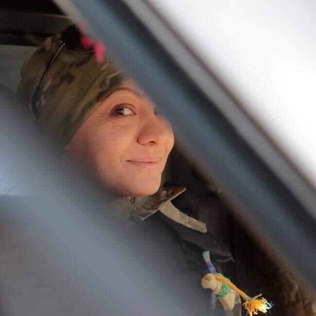 OTregub's tweet photo. This wonderful woman Iryna Tsvila was killed by Russians when she was defending Kyiv today. Women are 17% of Ukrainian armed forces #StopRussia  #StandWithUkriane https://t.co/2TOf53fesu