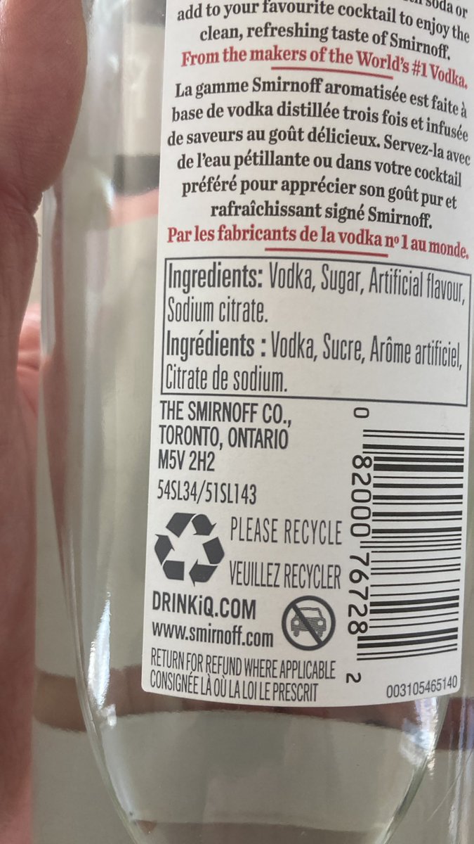 gwparcels's tweet photo. @jeffmcdougall @notsobigkahuna What they gonna do? Send it back? Pretty sure it’s been bought. FFS. They are idiots. Smirnoff? TO? https://t.co/mGlV1XNkUi