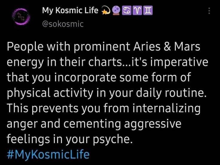 Celestial4444's tweet photo. ‼️♈️‼️
#astrology #zodiacsigns #aries #ariesplacements #ariesenergy #mars #marsplacements #marsenergy https://t.co/J73ckS93dX