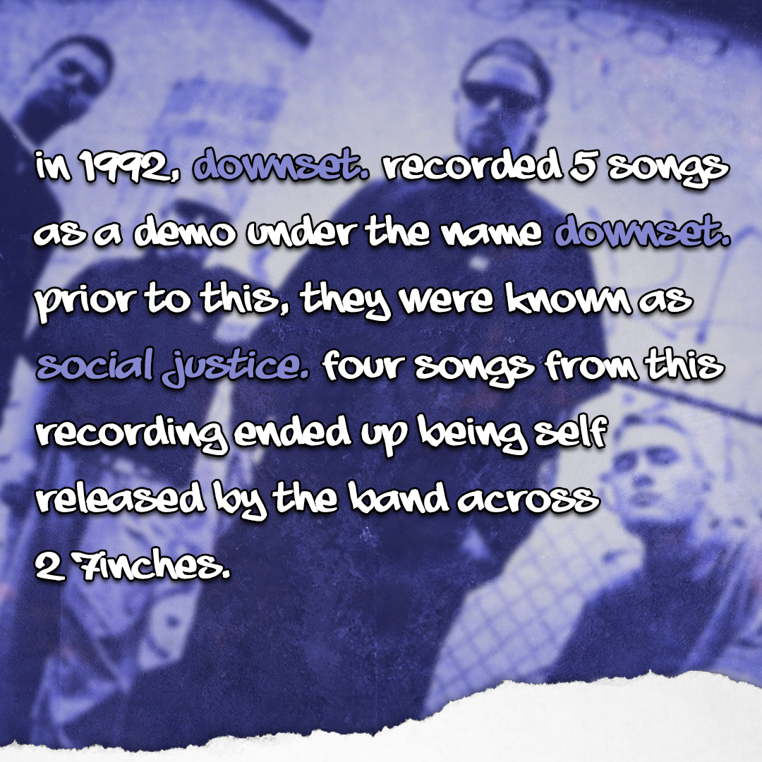 During this time, we also made our first sticker! These 2 7inches landed us a bunch of local shows within the hardcore scene in the early 90s. Were you there?