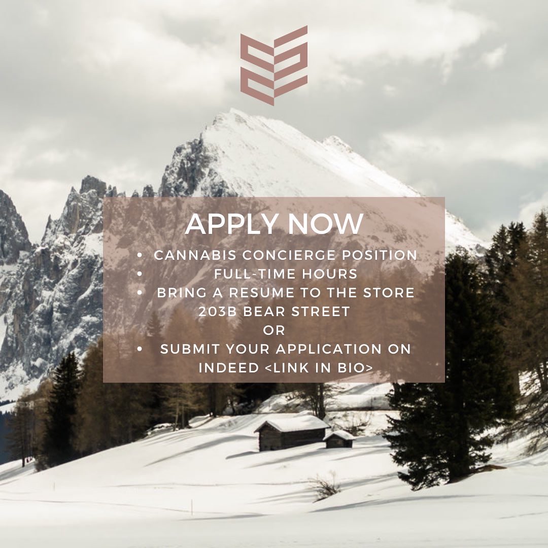 We’re Hiring!

Spiritleaf Banff is seeking a vibrant and efficient associate with retail experience to fill the role of full-time Cannabis Concierge.
Please apply through indeed, or bring your resume to the shop.

linktr.ee/banffspiritleaf

We can’t wait to meet you! 🤍