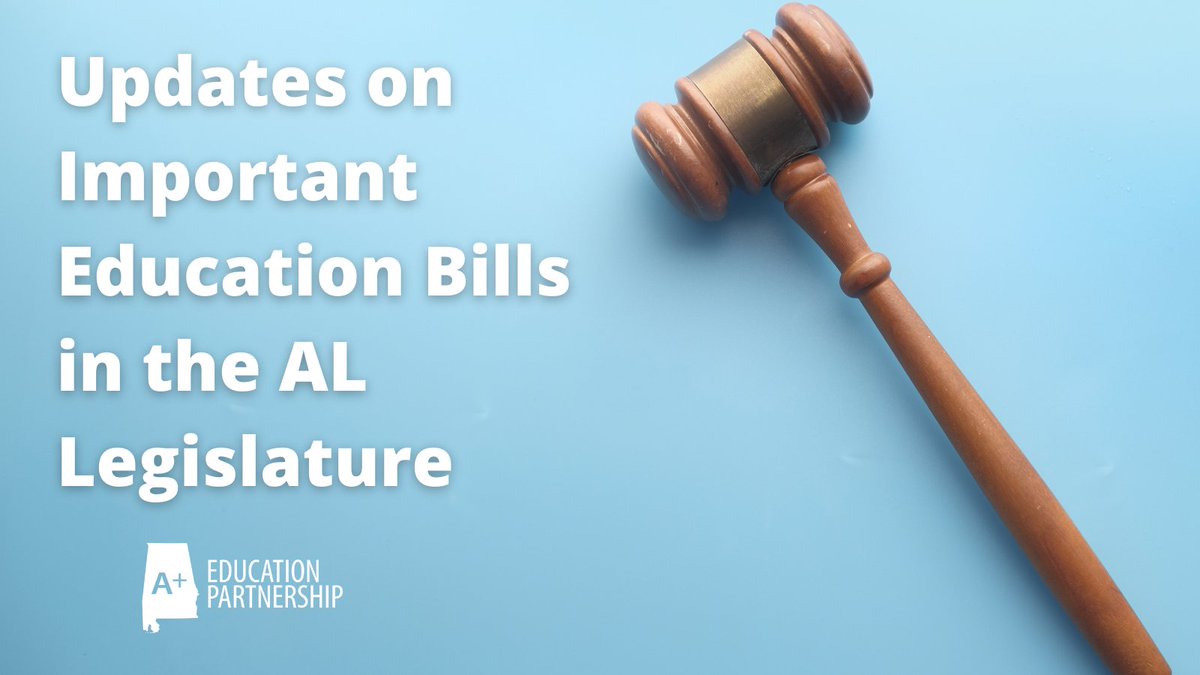 aplusala's tweet photo. The 2022 Legislative Session is halfway through, and there are some big updates in education policy. We’ve outlined what is happening with proposed education legislation on our legislative agenda in our latest update: https://t.co/EthA7kAYJN
#EdInSession https://t.co/QyQQmDe9BK