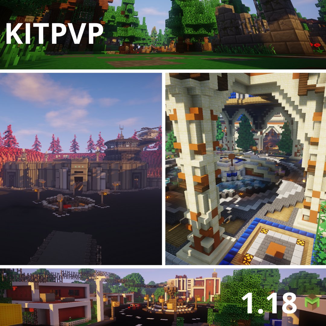 MC_MonCube's tweet photo. Au tour du #serveur #minecraft #kitpvp qui passe désormais en 1.18 ! https://t.co/WON4uiikAh