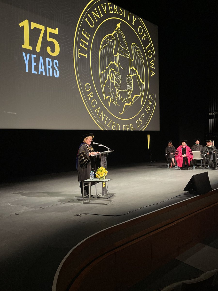 uiowa's tweet photo. Today, we celebrate the Installation of our 22nd University President, Barb Wilson. https://t.co/bGvqHfwDPn