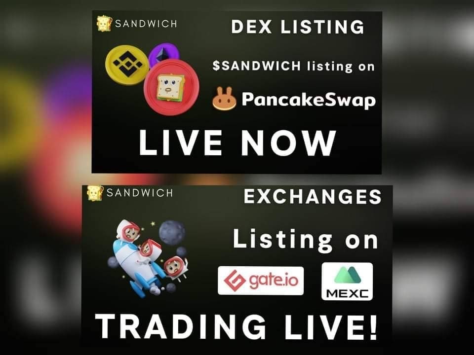 EttedevLuna's tweet photo. You can now buy $SANDWICH in Pancakeswap! 🚀🚀

Contract address: 0xd3253Fc0A42E6dcF4F66Ab147f628E3F29e9b214

It is also listed in MEXC and https://t.co/K8TvRdTpQP! 🔥🔥

@NetworkSandwich
#SandwichNetwork #DeFi #DAO #SandwichSeason #Blockchain https://t.co/s4kFkJfUTT