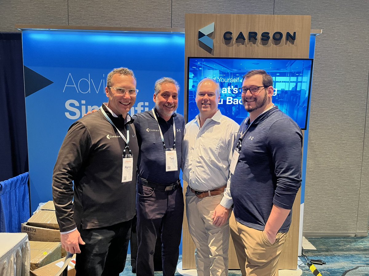 randyharrison24's tweet photo. Fantastic experience for #carsongroupllc at #kingdomadvisors!  Huge thank you to the KA team for such a great event. @stuarteasterly, you need some Carson swag! https://t.co/cuPFmEpC4X