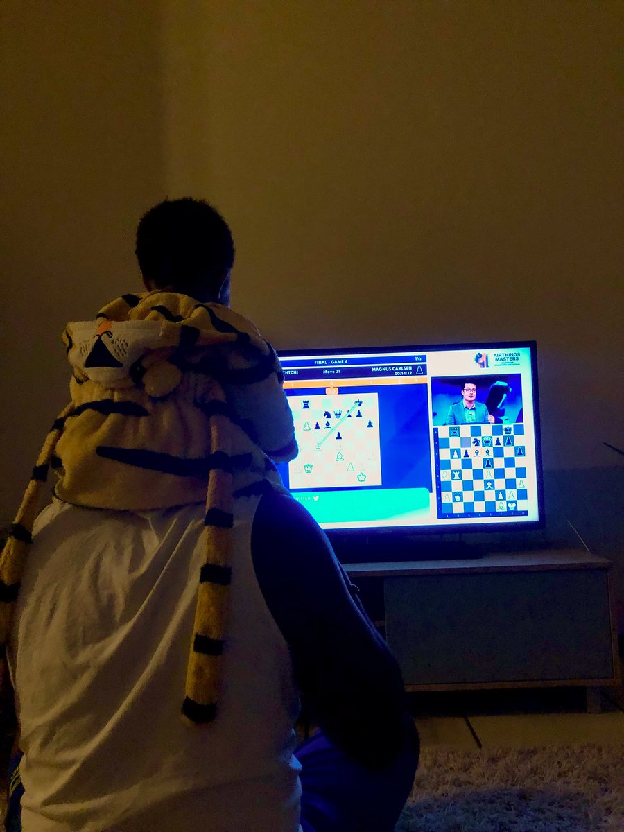 Game 4 wit the young one. #chesschamps