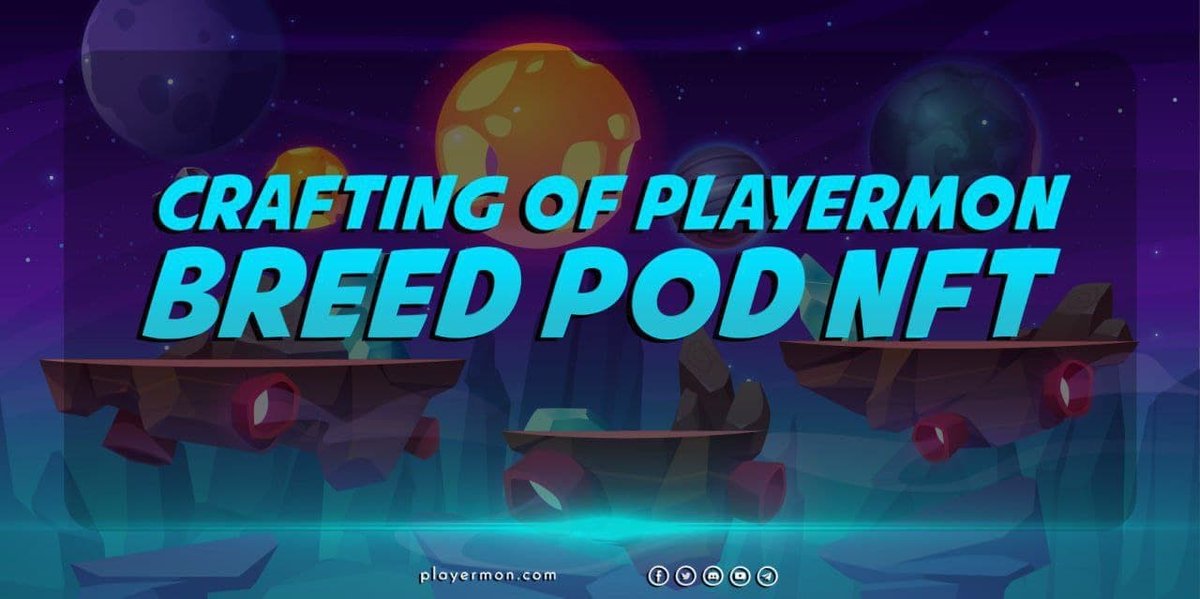 EttedevLuna's tweet photo. ✨𝐏𝐥𝐚𝐲𝐞𝐫𝐦𝐨𝐧✨
🛠 CRAFTING BREED PODS
Craft Breed Pods &amp; Use Them To Breed Ur Playermon ❤️
Build A Strong Team Based On d Genetics Of  Your #Playermon,Or Expand ur Asset By Schoolarship System
U cn Get Breeding Pod Shard By #Staking PYM,SGEM Token
@playermons https://t.co/5wzVvpL3A2