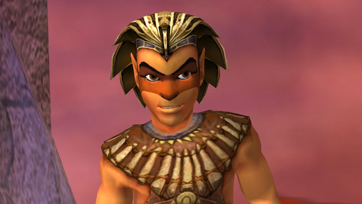 Iain_117's tweet photo. Everyone be talking about Elden Ring and HFW and here I am absolutely loving an ‘ancient’ game with my 4 year old 😅. Great game! No idea why it didn’t get a sequel 🤔 #Sphinxandthecursedmummy #XboxBackwardsCompatability #XboxSeriesX https://t.co/Ay6KHgcscD