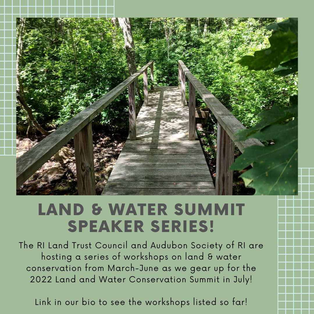RILandTrusts's tweet photo. Join us for some awesome workshops on a variety of conservation topics! Link in bio for details 🌳 https://t.co/eGcrLtC7f5