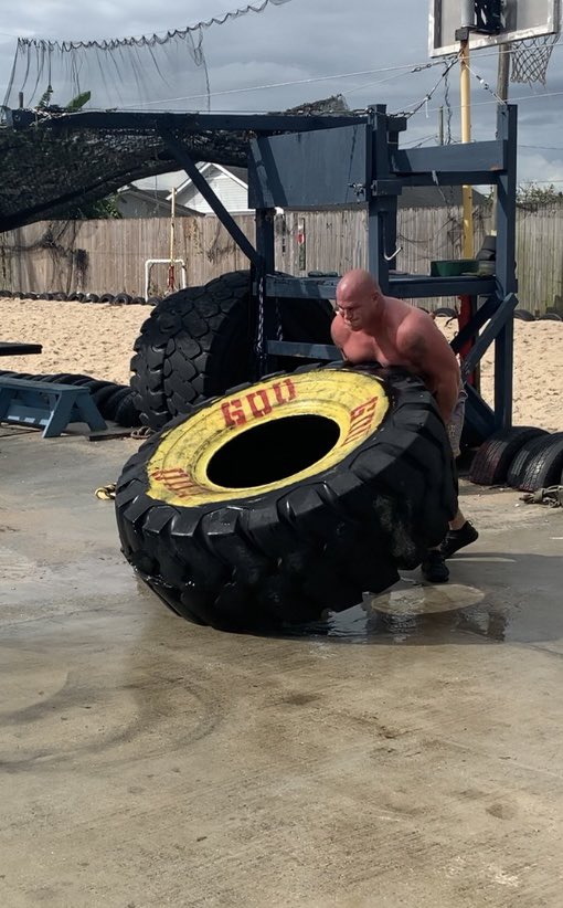 EdCosner's tweet photo. Take a minute here and let’s wish HAPPY BIRTHDAY to my Brother in Strength Big Doc!!!

One of my favorite athletes that I have ever had the pleasure of coaching. 
This man has taken a beating and keeps coming back for more!!! 

#powersportstrengthconditioning #tight5performance https://t.co/FgW4KLwkjv
