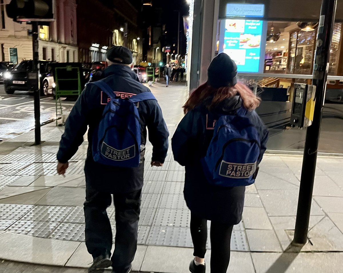 Alj57Pastors's tweet photo. Teams 4 Friday will be out this evening in the City Centre &amp; West End with the Safe Zone at SGT also open. Remember we’re there to Help, Care &amp; Listen. Come and say hello 👋 https://t.co/NV08lhfhE5