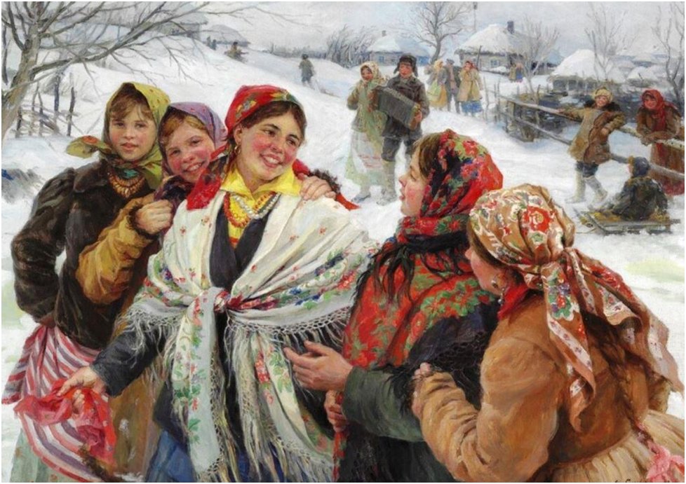 Художник федот Сычков  "Праздничный день"