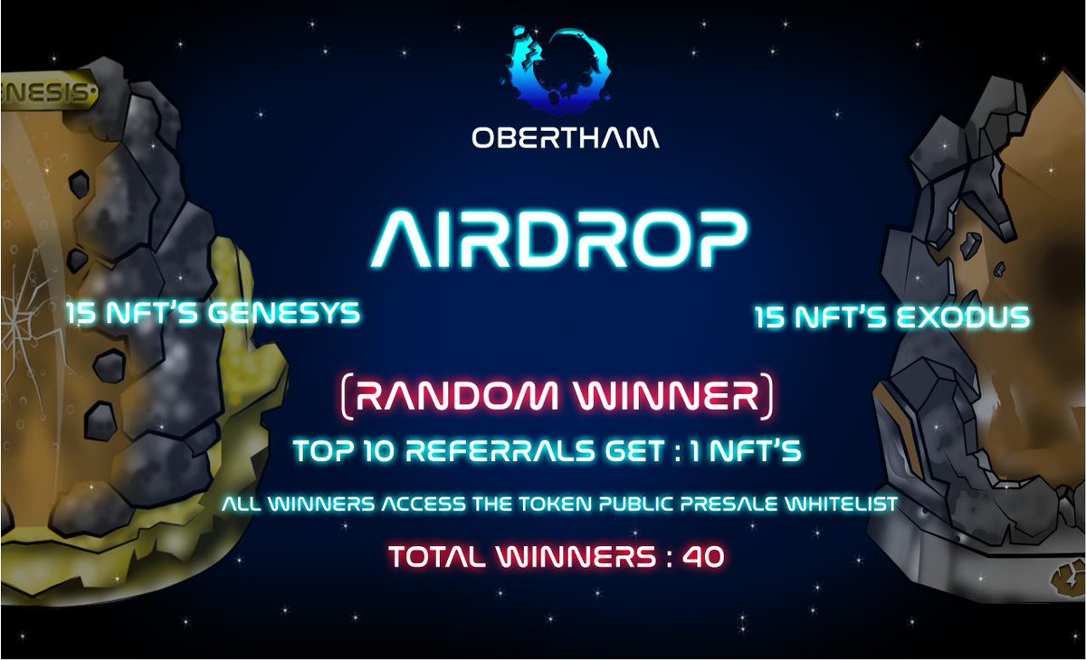 Obertham_NFT's tweet photo. 🗣 We are happy to announce that our first airdrop is finished and 40 lucky and most active participants will get their prizes really soon. 👏🏻

https://t.co/8asuMjFNZc

#NFTs #BSC #Binance #Metaverse #BlockchainGaming https://t.co/mMwbYupAQA