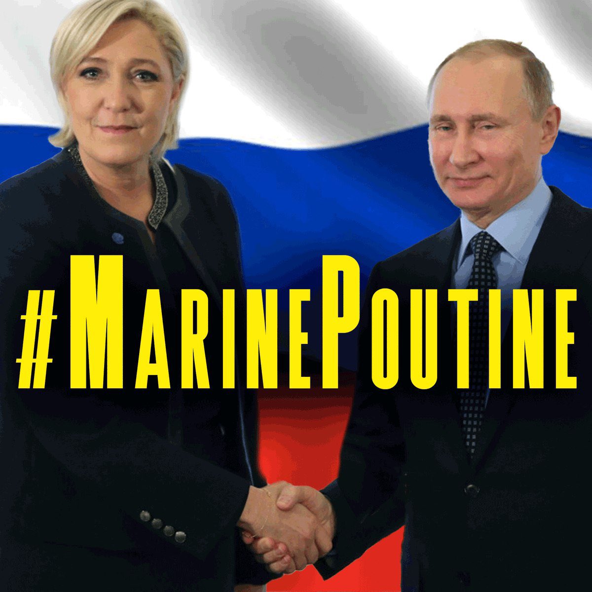 tchemtcem's tweet image. La France sous influence avec #MarinePoutine !