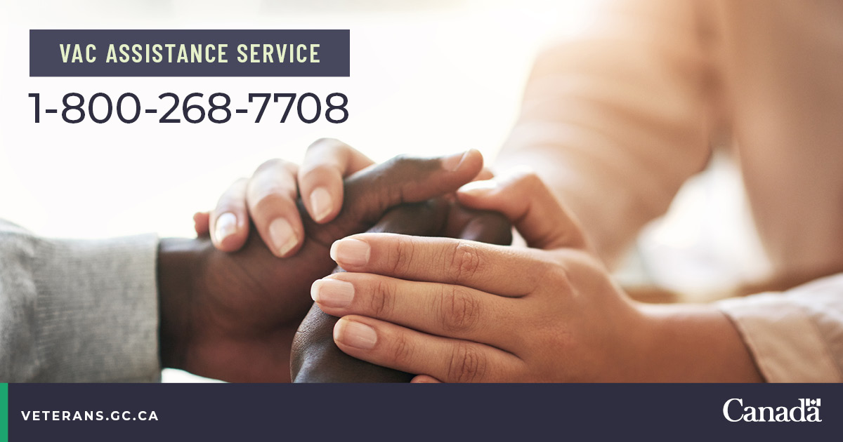 VeteransENG_CA's tweet photo. The conflict in Ukraine is worrying for many. Veterans struggling with the current events can call the VAC Assistance Service at 1-800-268-7708 (TTD/TTY: 1-800-567-5803) to talk to a mental health professional. 
For emergencies please call 911.
https://t.co/XFngfC7dUw https://t.co/5Kw7eKmQCB