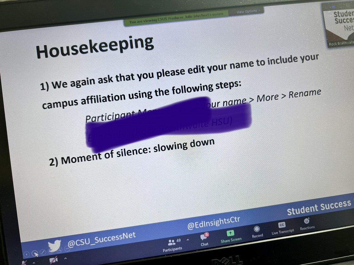 DrAimeeA's tweet image. Significance of “slowing down”…as our students, colleagues deal with regional, national, or even international events that may impact them, middle leaders pause, listen and support.  @CSU_SuccessNet @EdInsightsCtr #csustudentsuccessnetwork #middleleadership
