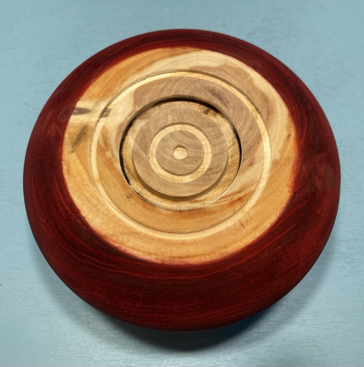 Today’s work in progress 6.5” x 3.25” Cherry bowl totally unfinished…