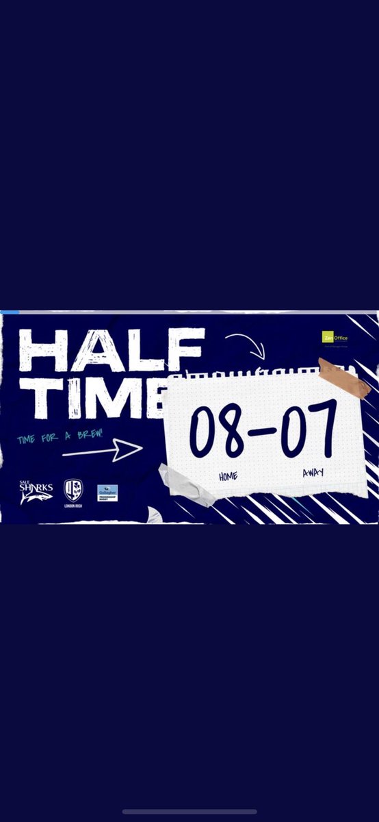 KarsDuck's tweet photo. You know it’s been a long week when you arrive at the @AJBell &amp; realise @SaleSharksRugby are playing @londonirish &amp; not @WaspsRugby 🙈🤯🦈🐝🏉☘️ https://t.co/ewI8y5DlRV