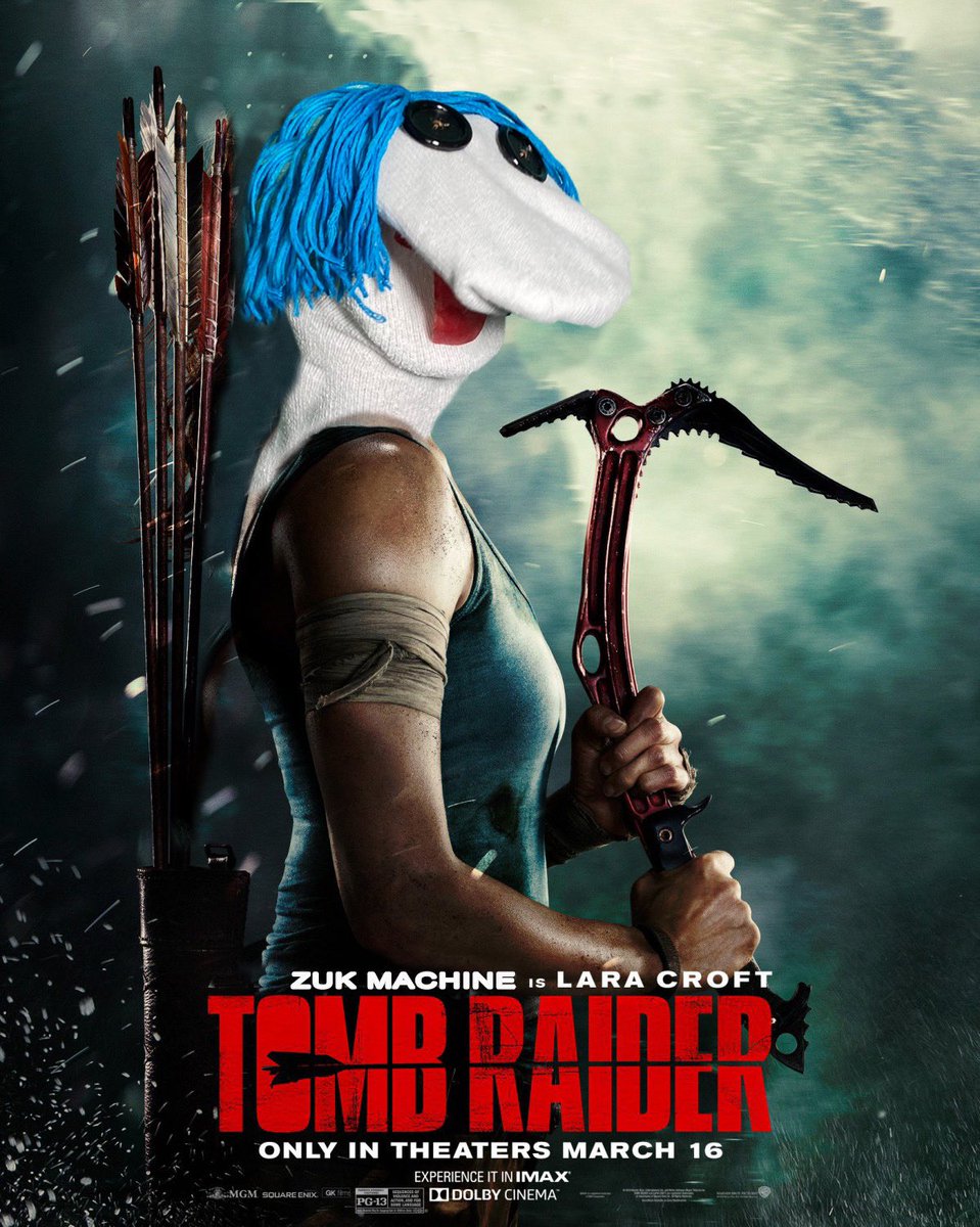 LesChaussettes_'s tweet photo. #movieparody #movieposter #tombraider #laracroft #zuk #aliciavikander #sockpuppet #lifesocks https://t.co/YUZbyObal9
