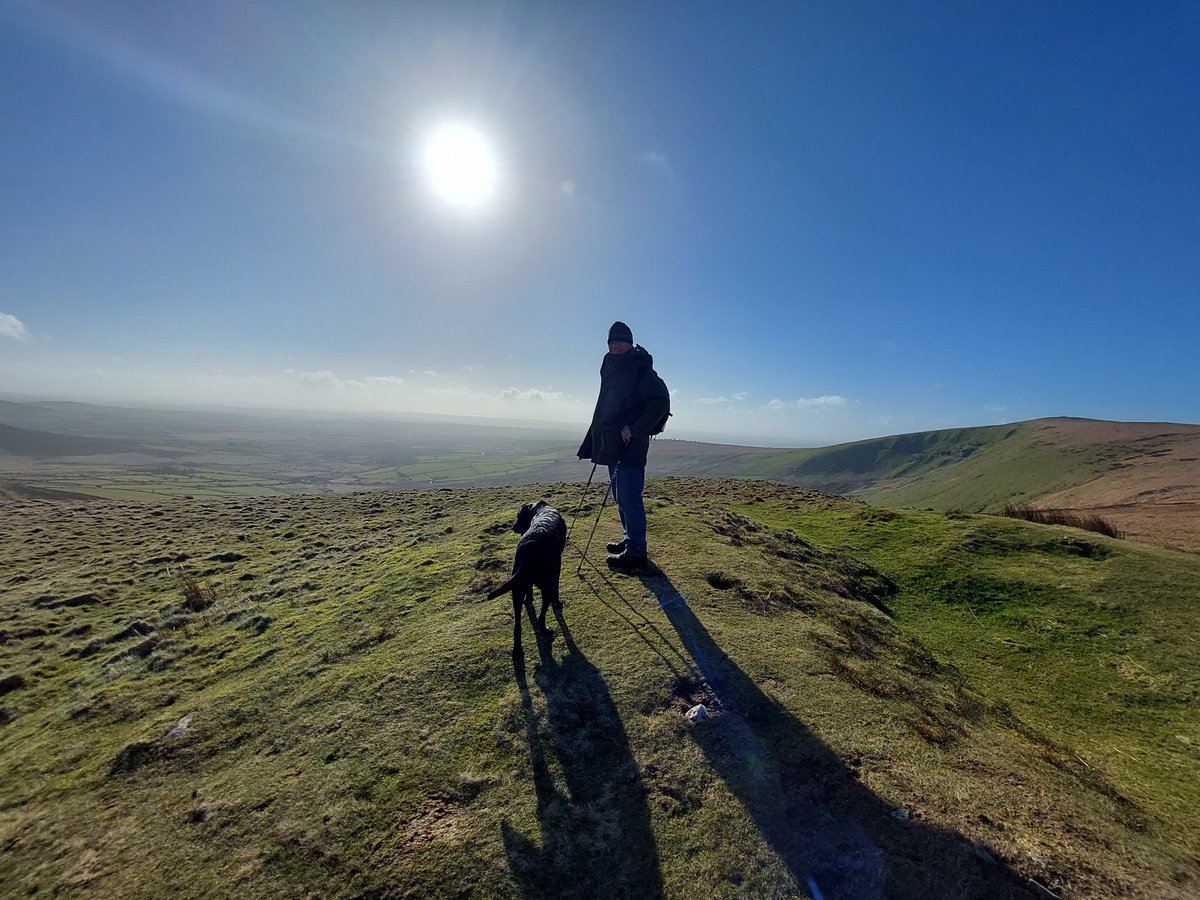 DiMager's tweet photo. @W4LES @ItsYourWales @ThePhotoHour @StormHour This was the view from the Golden Road on the Preselli’s this morning https://t.co/FcSlWPdg1H