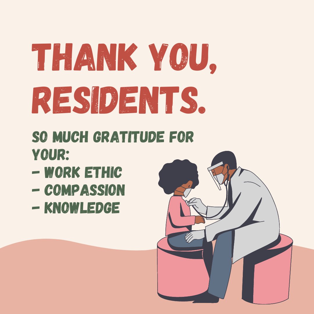 We are thankful for the high-quality care our residents provide every day. We don't say it enough. Our department functions because of you. Happy Thank A Resident Day to @UF_EM @UFPedsResidency