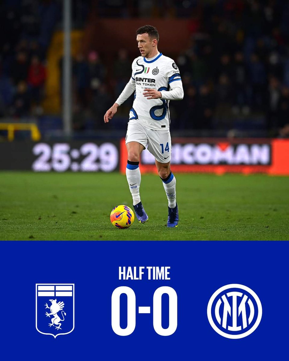 ICB1908's tweet image. All square at half time, the Nerazzurri need to get the finger out!

⚫🔵⚫🔵⚫🔵⚫🔵⚫🔵

#SEMPREFORZAINTER