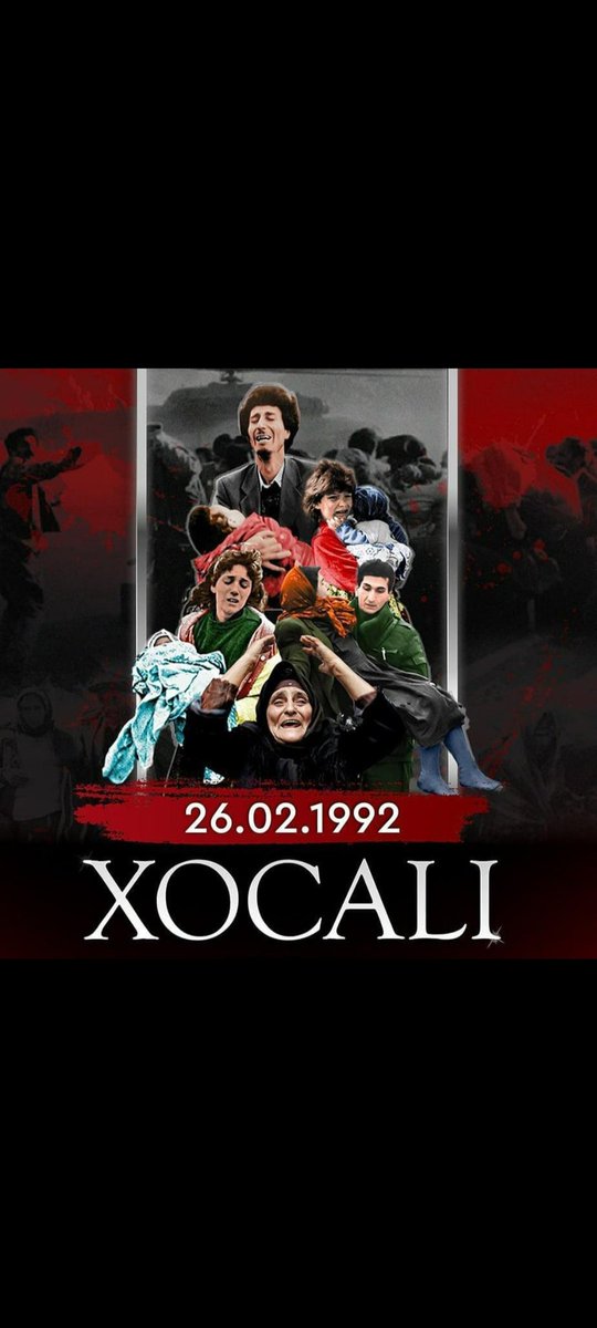 stara41270953's tweet photo. Khojaly genocide,one of the most terrible tragedies of the 20th century,was committed 30 years ago. On the night of February 25-26,Armenian troops brutally killed civilians in Khojaly.We commemorate the genocide victims and pay tribute to them!🥀
#Khojaly #JusticeForKhojali 💔 https://t.co/4PV8L7eKiX