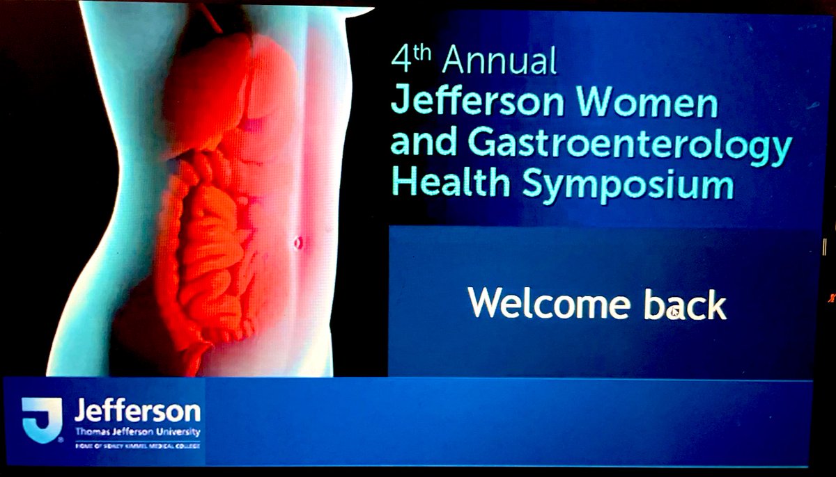Christina Tennyson MD (@tennysonmd) on Twitter photo Kudos <a href="/TJUHospital/">Jefferson Health</a> for a high yield symposium on 🚺 and Gastro Health
Great learning in depth on topics & effects in women
➡️ IBD pregnancy
➡️ Alcohol , fatty liver , HCV
➡️constipation & pelvic floor
➡️PCOS and more
➡️And thanks for inviting me to speak on IntegrativeMedicine ! Kudos <a href="/TJUHospital/">Jefferson Health</a> for a high yield symposium on 🚺 and Gastro Health
Great learning in depth on topics & effects in women
➡️ IBD pregnancy
➡️ Alcohol , fatty liver , HCV
➡️constipation & pelvic floor
➡️PCOS and more
➡️And thanks for inviting me to speak on IntegrativeMedicine !