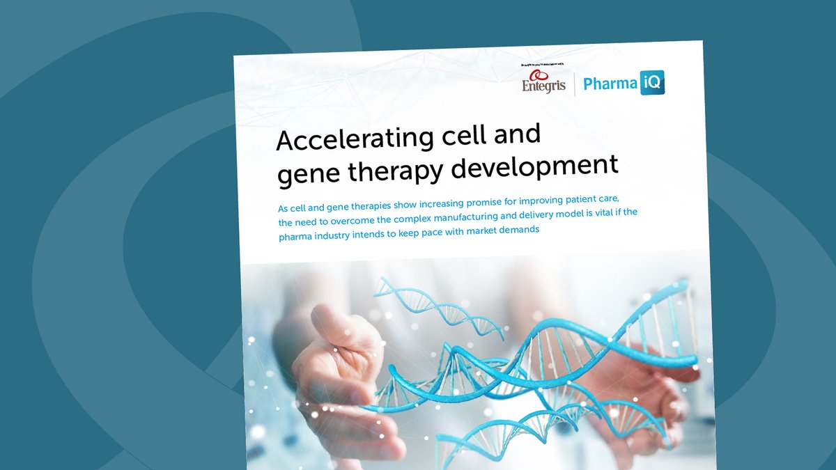 Entegris's tweet photo. Read the new collaborative report from #PharmaIQ & #Entegris outlining challenges that prevent the acceleration of CGT development, including manufacturing & scaling & offer solutions for overcoming them. https://t.co/PqH7TPEA9f #lifesciences #celltherapy #biopharma #genetherapy https://t.co/eq24zeteAw