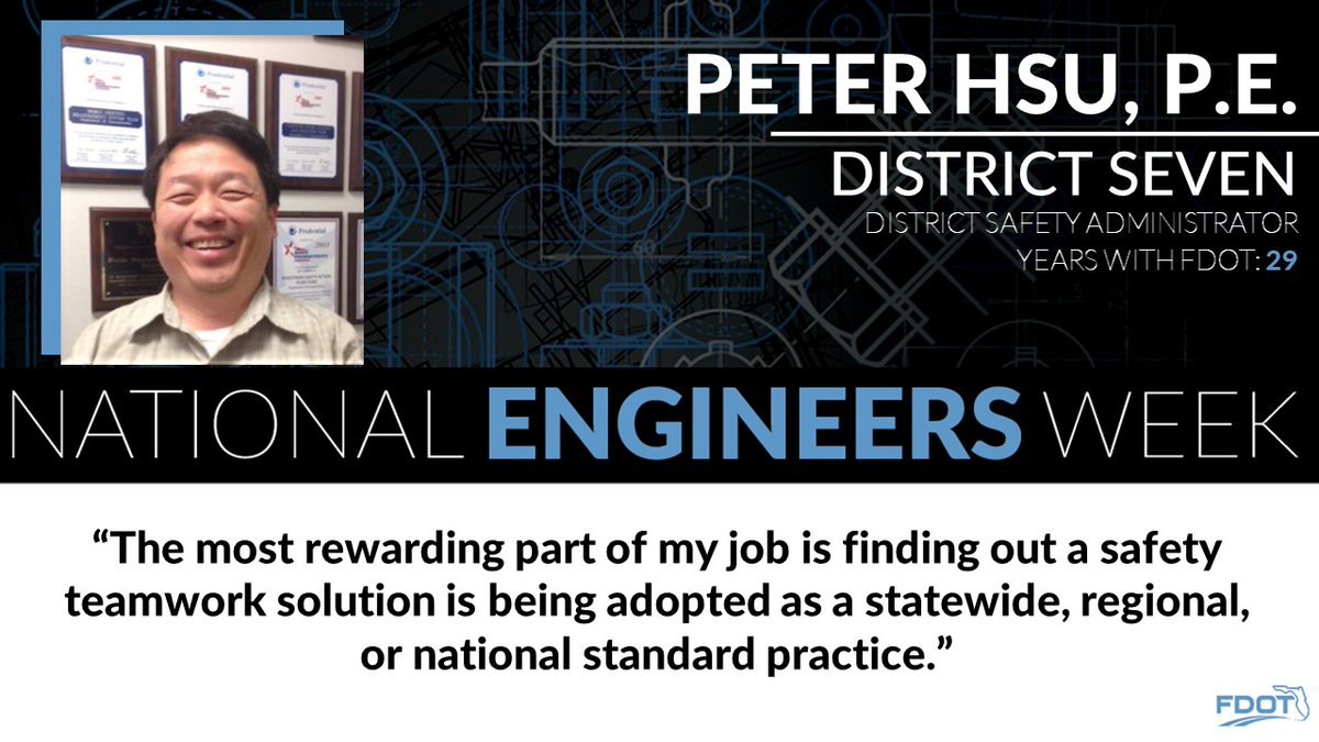 Thank you, Peter! #EngineersWeek #EWeek2022