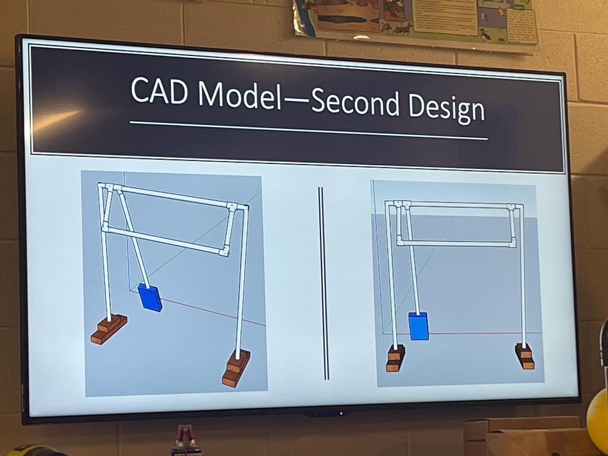 rj3cville's tweet photo. Mrs. Talarico’s STEM students are amazing! They designed adaptive PE equipment for one of our CHS students with limited mobility. As part of their Biomedical Engineering project, the students created an adjustable adaptive basketball goal and an adaptive standup kicker. https://t.co/qqCCHwln5Y