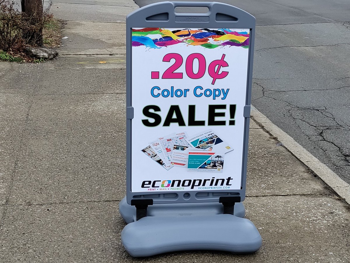 econoprintlex's tweet image. Did you miss out on $0.20 color copies these past couple days? Well you're in luck! We're keeping this deal going for at least another 3 weeks! Come on down to our shop at 407 S Broadway and get your full color copies!

#printlex #econoprintlex #colorcopies #localbusiness #deal