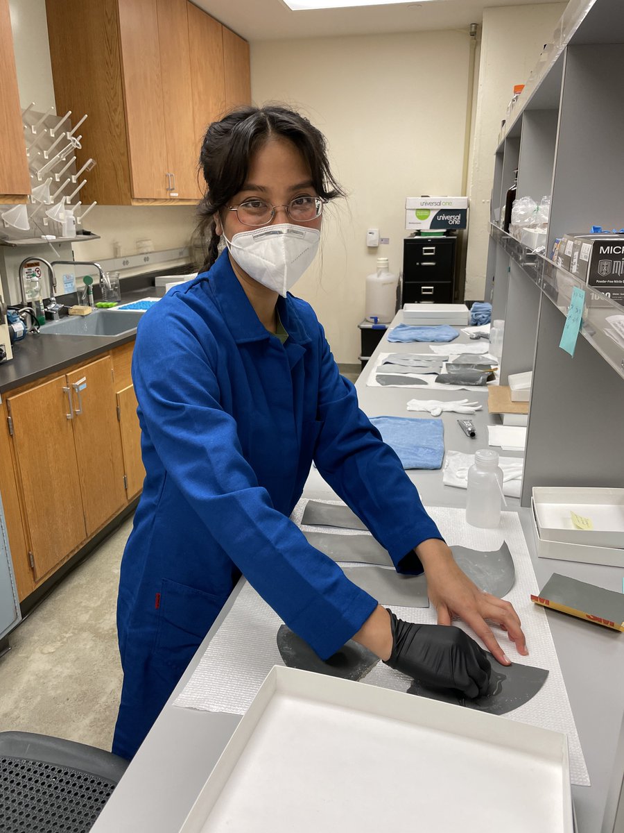 bfi_PEN_IMLS's tweet photo. Happy #FossilFriday! New Team Resin members @ucmpberkeley busy doing the final polishing of our resin embedded Chiapas Mexican amber specimens. #fossil #insects #digitization https://t.co/ebXh8gfBdi