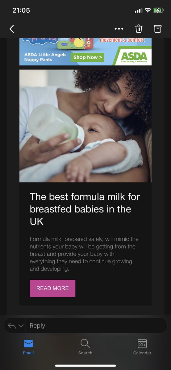 @babymilkaction an email and article by @MotherAndBaby breaching @WHO code!