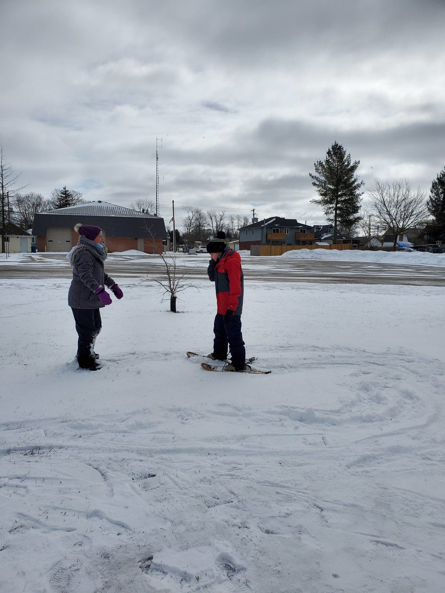 ms_ctobias's tweet photo. The laughter and smiles during snowshoeing were the highlights of my day @CaradocPS @TVDSB #funfriday #getoutsude https://t.co/aOWQVG43YF