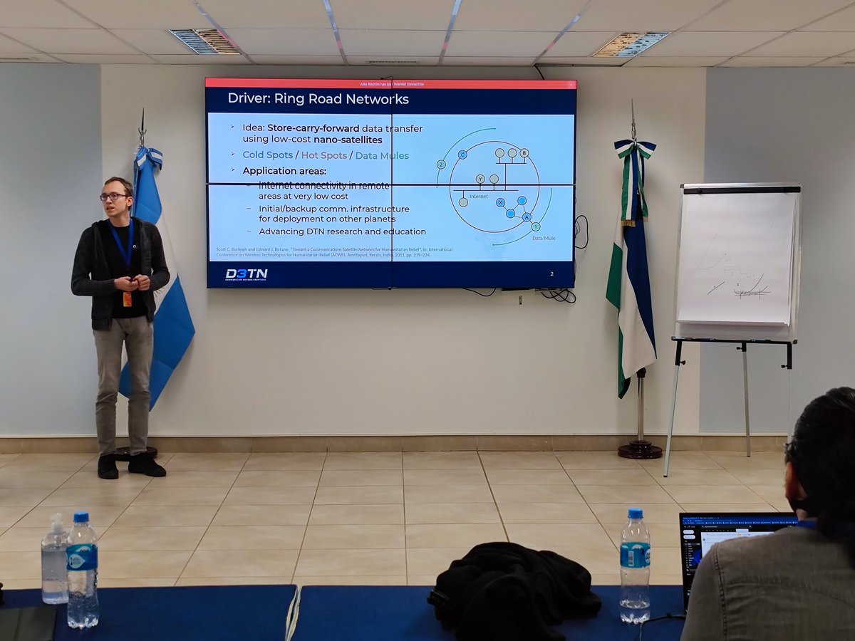 Felix Walter from <a href="/_D3TN_/">D3TN</a> introducing Ring Road satellite networks.