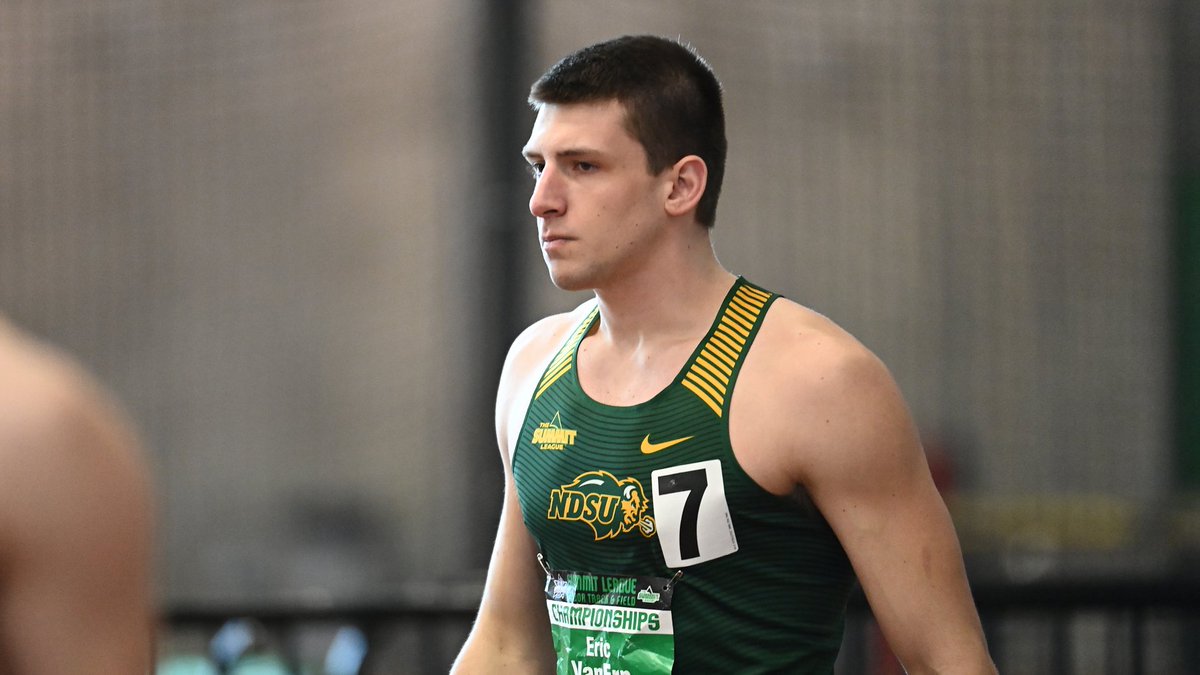 NDSUTrackField's tweet photo. Eric VanErp is the Summit League heptathlon leader after Day 1, holding 3,013 points through 4 events.

Bison freshman Zach McGlynn sits in 3rd with 2,683 points. https://t.co/EOmA8LT2Pc