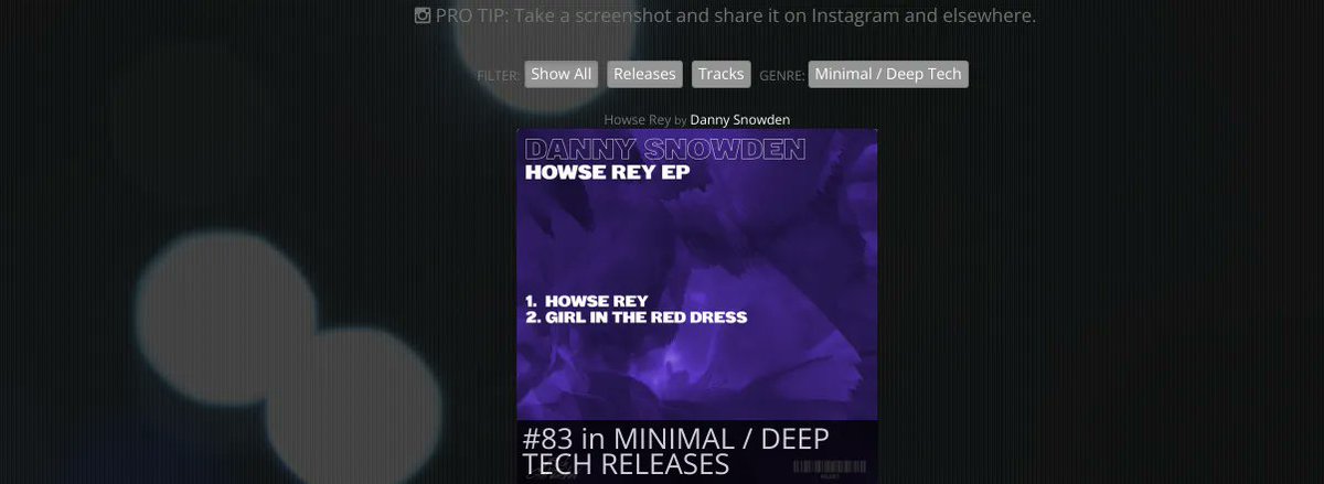 <a href="/richgotjacked/">Rich Got Jacked</a> is CHARTED 1x @ Beatport. BIGUP to Danny Snowden README beattracker.com/label/rich-got…