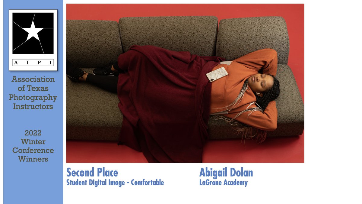 Second Place
Abigail Dolan
LaGrone Academy, Denton
Will Milne, instructor
#atpiwc22