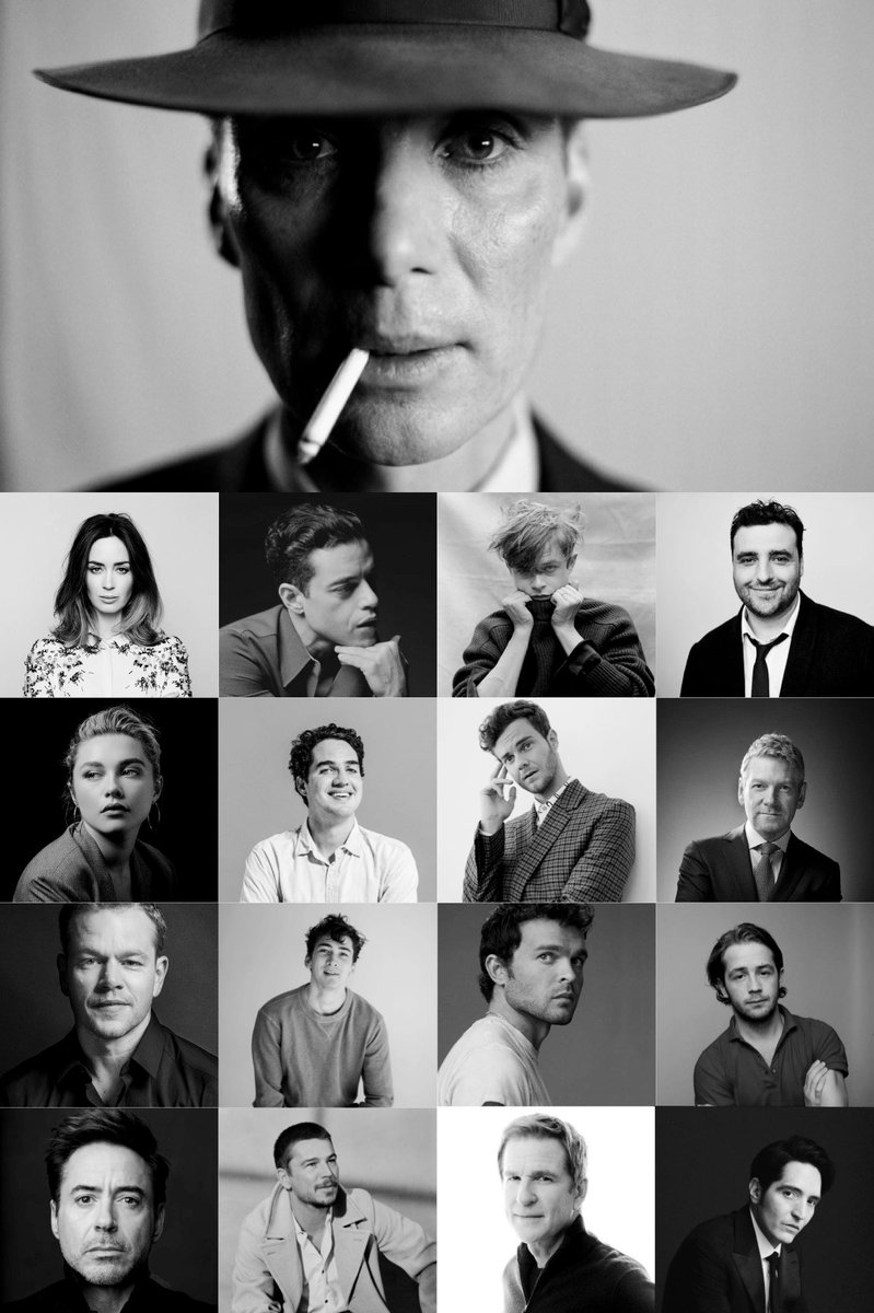 FilmUpdates's tweet photo. The cast of Christopher Nolan’s ‘Oppenheimer,’ in theaters July 21, 2023. https://t.co/0n5aUnrQPj