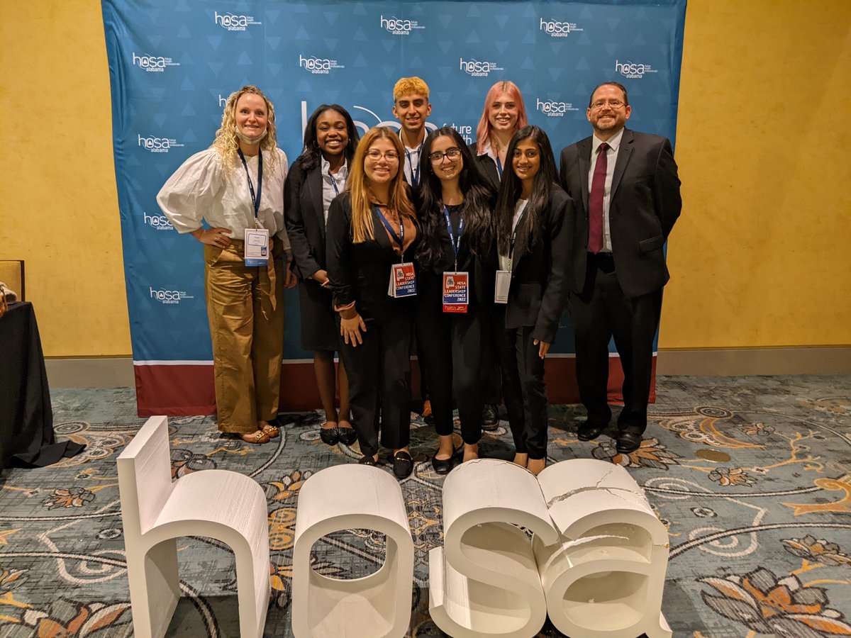 PelhamHOSA's tweet photo. Another great year at HOSA State Leadership Conference!!!  These kids did a tremendous job representing PHS.  Super proud of all of them for qualifying for the state competition.  Carrington Mills was also one of the top six finalists in her event. @PelhamSchools @PelhamHighAL https://t.co/l7sCSjQGC2