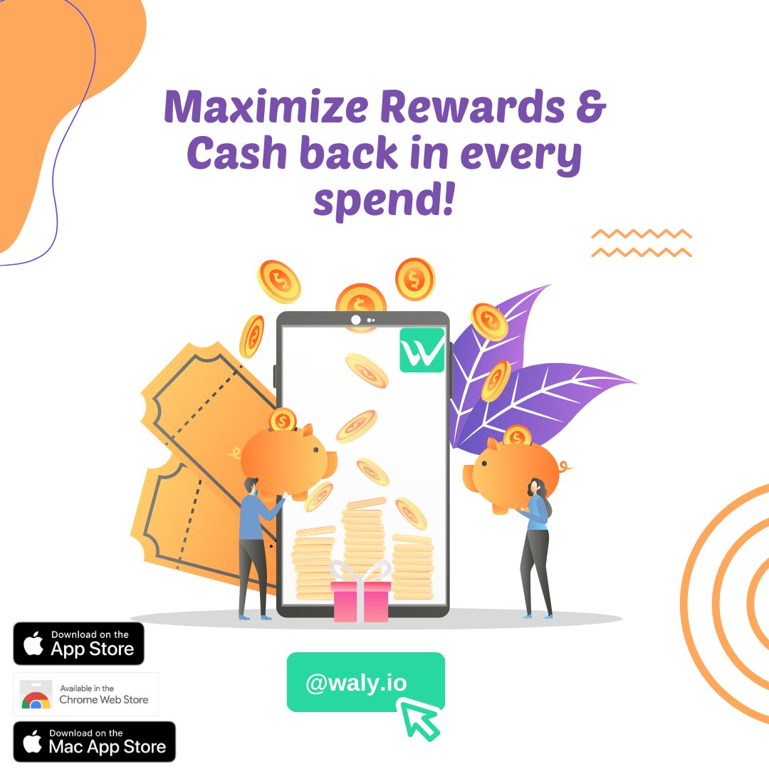 WalyIo's tweet photo. EFFORTLESSLY #SAVE $600 YEARLY!
Get #Waly and get automated savings notifications. Whether you shop at stores or #online, buying #groceries, dining at #restaurant, filling up gas, booking #travel, buying tickets, paying bills, or #spending on everyday purchases. https://t.co/yTbCesMKlA