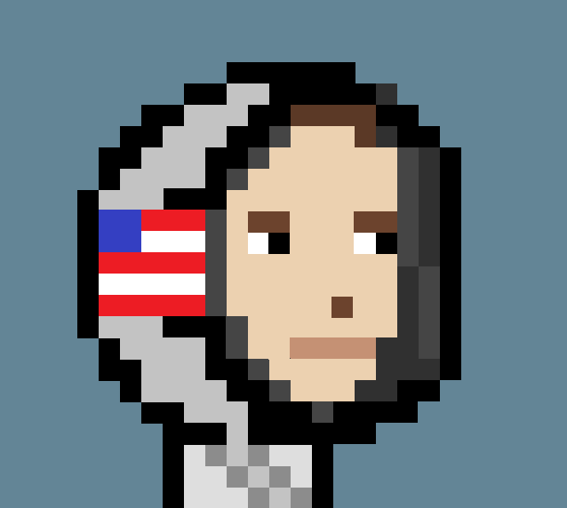 thatdudealso's tweet photo. Tribute to the OG Moon Guy Neil Armstrong! Thanks, @CelebrtyPunks  for making these! Love 'em all!
#punks  #CNFTCommunity #Space #NASA https://t.co/qpotDfeGO6