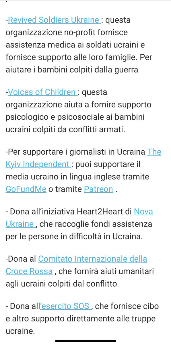 rosscaneva's tweet photo. Let’s help #ukraine 🙏 If you are willing to donate, here some ong/Association 👇 #war #UkraineUnderAttack 😢 although the situation was worsteing I didn’t think until the end that it would happen! (Read the comments) https://t.co/WwjDxkCpEu