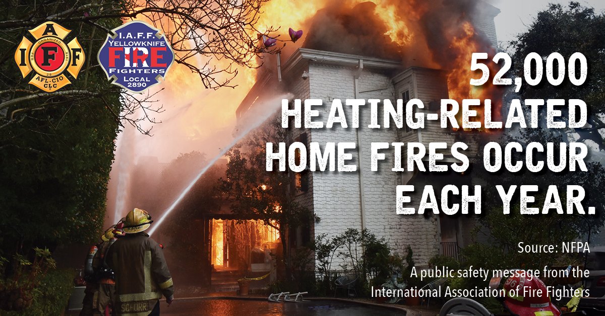 Service your furnace! Fires due to old/expired filters are totally preventable. #IAFFsafetytips