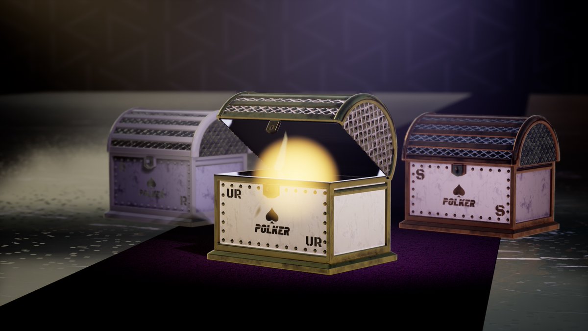 polker_PKR's tweet photo. Here's how it works: 

👉 When you play any of the #tournaments you get scraps.
👉 You use those scraps to forge keys to open those treasure chests. 

(2/3) https://t.co/N0xWxTRXII